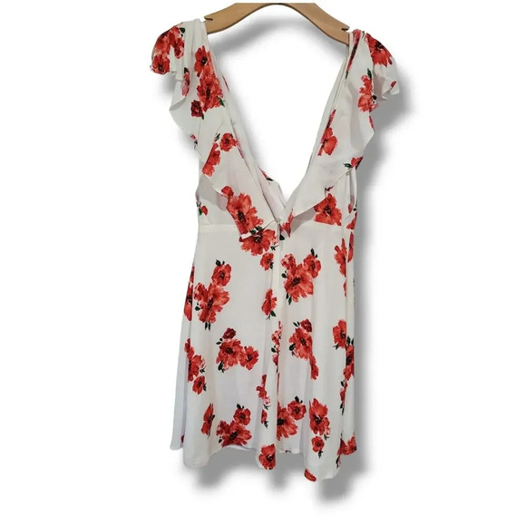 Forever 21 women's Contemporary Floral Print short Dress - medium - Picture 3 of 8